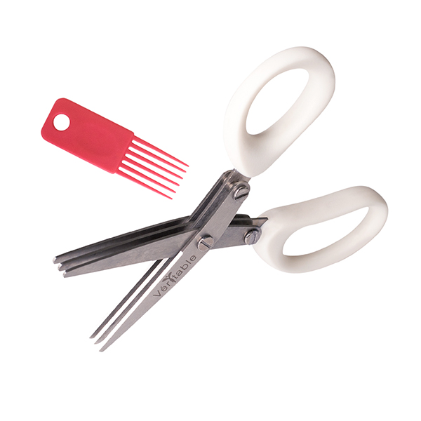  Tesoura pequena Veritable® 3 lâminas com pente