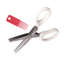  Tesoura pequena Veritable® 3 lâminas com pente
