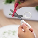  Tesoura pequena Veritable® 3 lâminas com pente