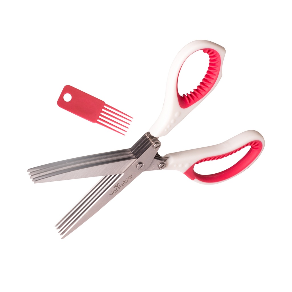  Tesoura de 5 lâminas Veritable® com pente