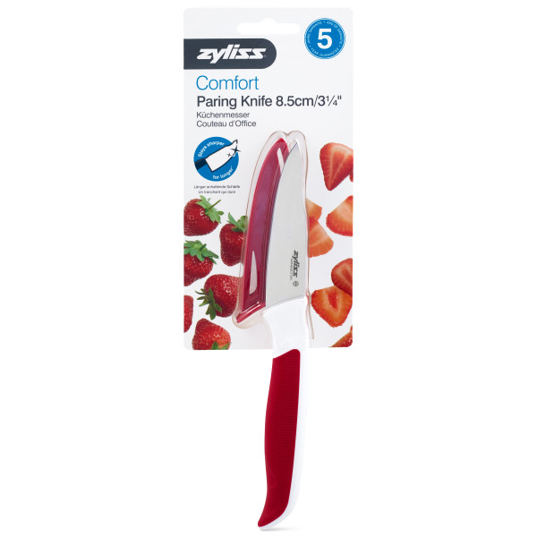 Faca para Legumes 8,5 cm/ 3 1/4" Vermelha