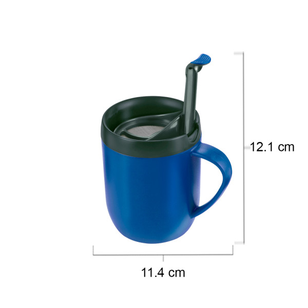 Chávena de café, azul