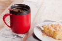 Chávena de café, vermelho