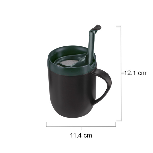 Chávena de café, cinza