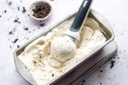 Colher de gelado, cinza