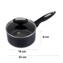 Panela de Alumínio Forjado 16CM X 8,5