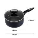 Panela de Alumínio Forjado 18CM X 9