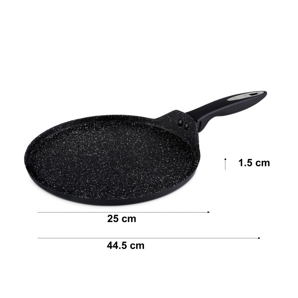 Forma de crepe de alumínio forjado 25cm