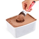 Colher de gelado, vermelho
