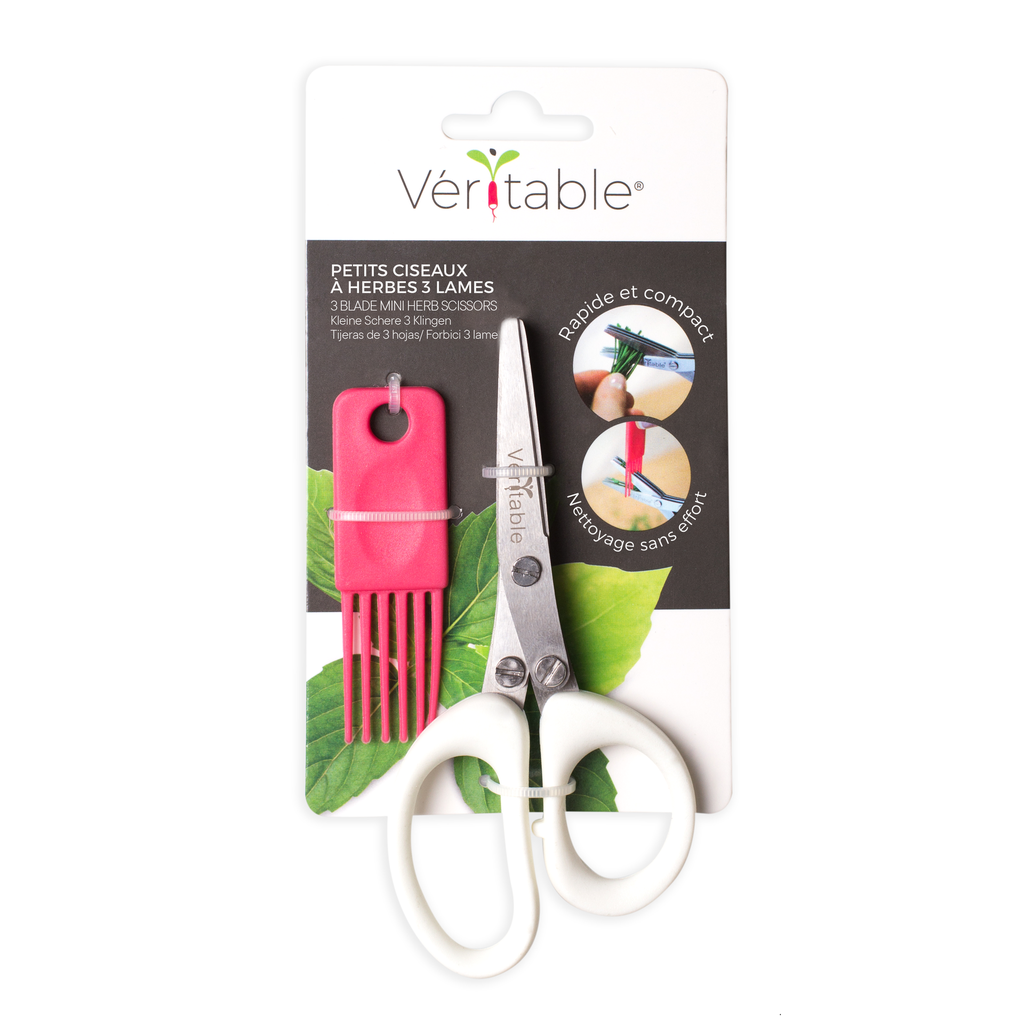  Tijeras pequeñas Véritable® de 3 hojas con peine