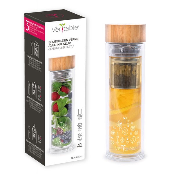  Frasco infusor de vidro Veritable®
