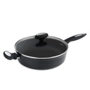 Frigideira cerâmica 28cm, com tampa de vidro