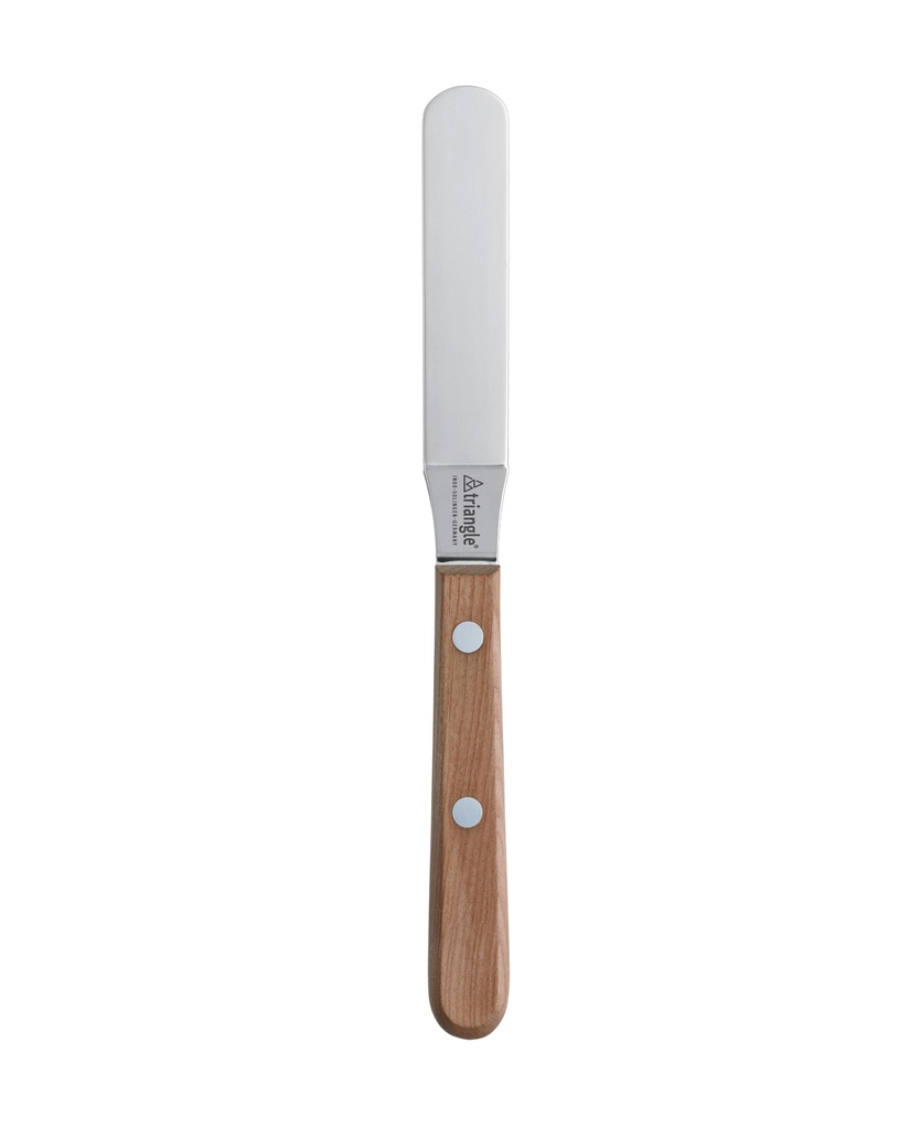 Spatule à confiserie coudée 9cm manche cerisier