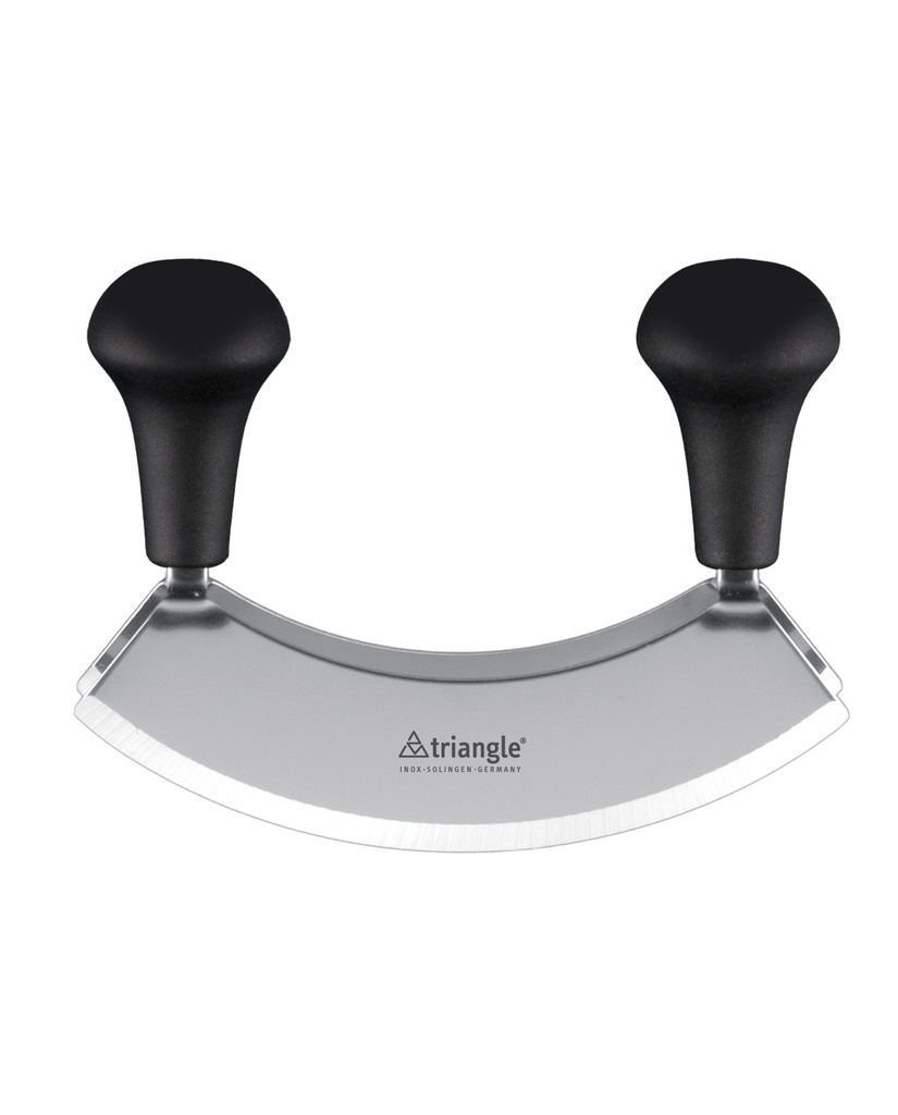 Hachoir berceuse 14cm double lame, en boite
