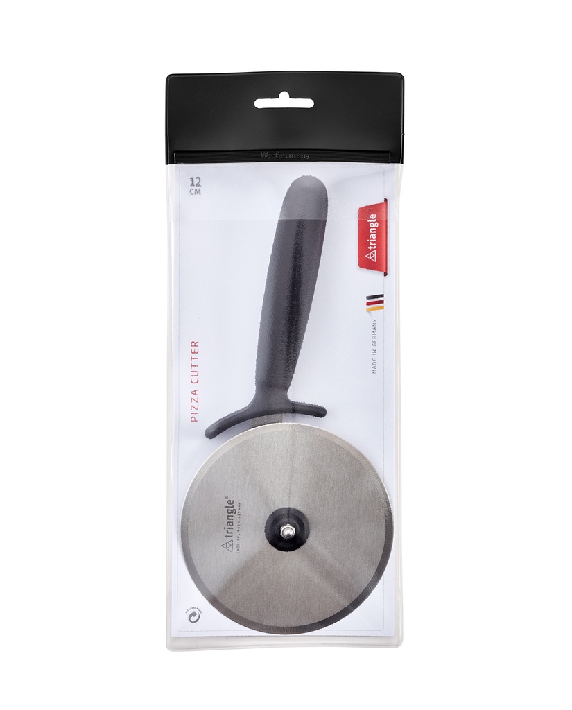Roda de pizza Ø12cm, em caixa de plástico perfurada