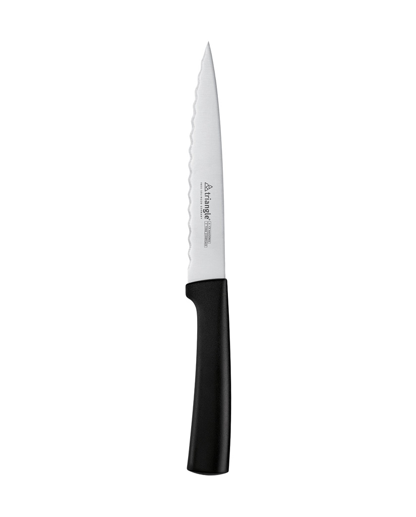 Couteau de cuisine 16cm lame ondulée