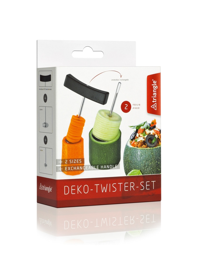 Conjunto Deco twister, 2 peças, na caixa