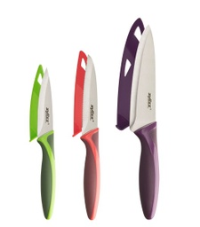 [E72404] Juego de cuchillos de acero inoxidable  3 piezas 