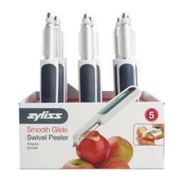 [E950025] Pelador gris para fruta, expositor 12 unidades  