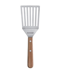 [32 541 12 00] Spatula cranked, slotted Cherry wood, 12 cm