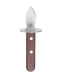 [54 200 02 02] Couteau à huitres riveté, manche bois, en boite
