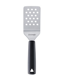 [73 522 10 00] Spatula cranked, perforated, 10 cm