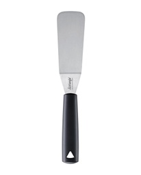 [73 532 12 00] espátula curva, perforada, 12cm