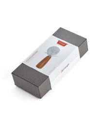 [84 075 07 04_P] Pizza cutter plum wood Ø 7 cm, boxed