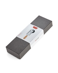 [84 141 15 04_K] Fine slicer cherry wood with endholder, boxed