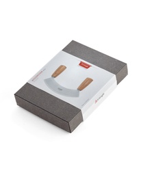 [86 221 18 04_E] hachoir berceuse 18 cm une lame, frêne, boite